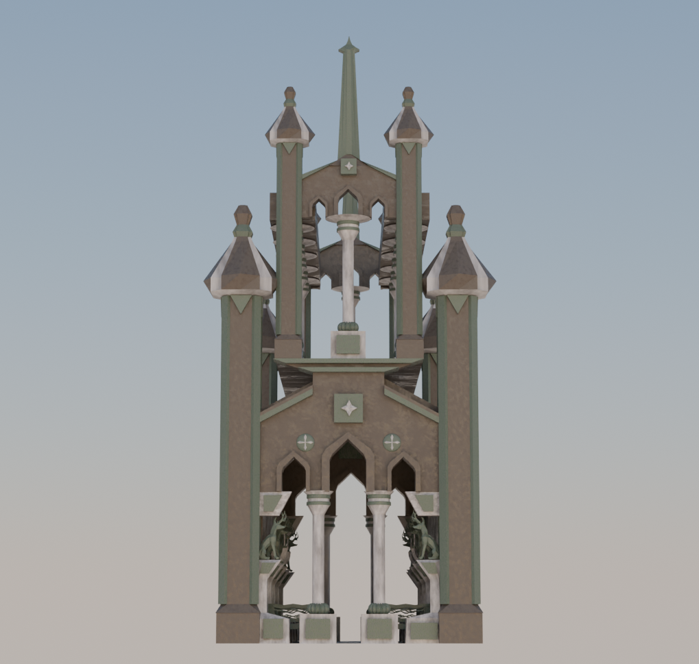 Модель Часовня по эскизу